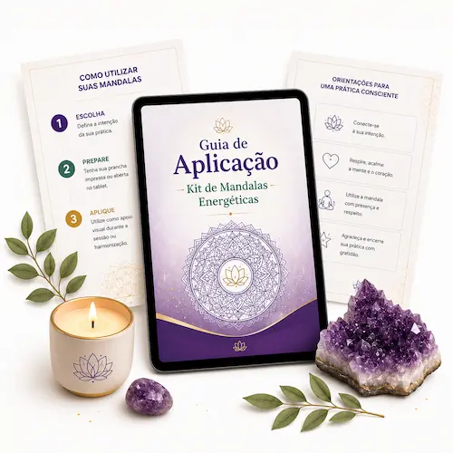 Guia de Aplicação do Kit de Mandalas Energéticas Terapêuticas