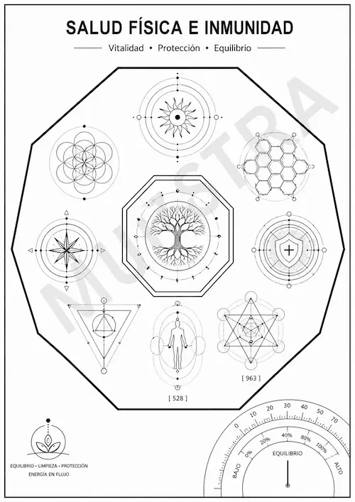 Muestra 4 del Kit de Mandalas Energéticas Terapéuticas