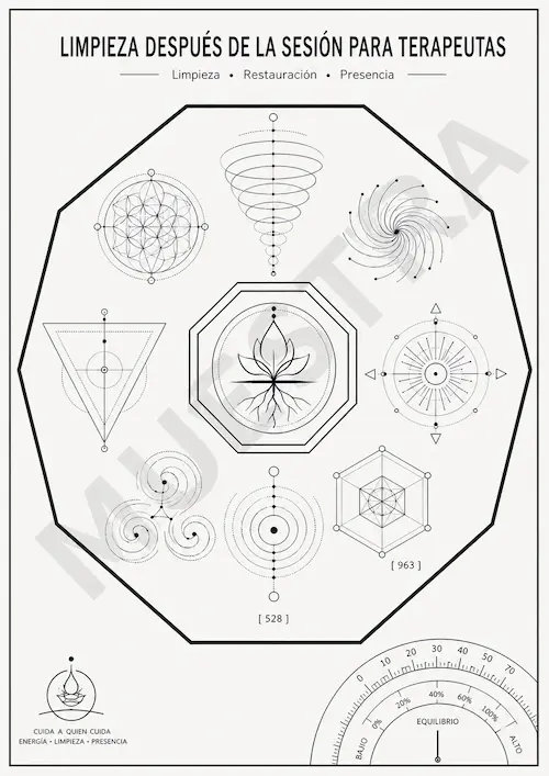 Muestra 9 del Kit de Mandalas Energéticas Terapéuticas