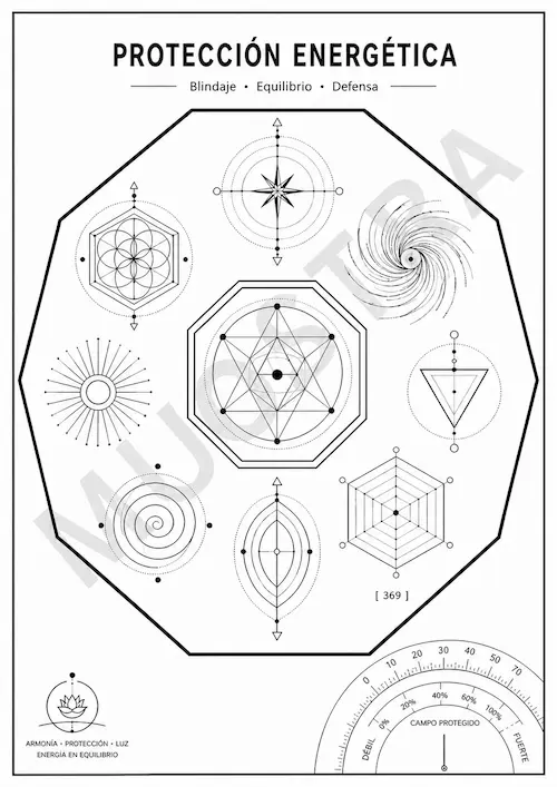 Muestra 3 del Kit de Mandalas Energéticas Terapéuticas