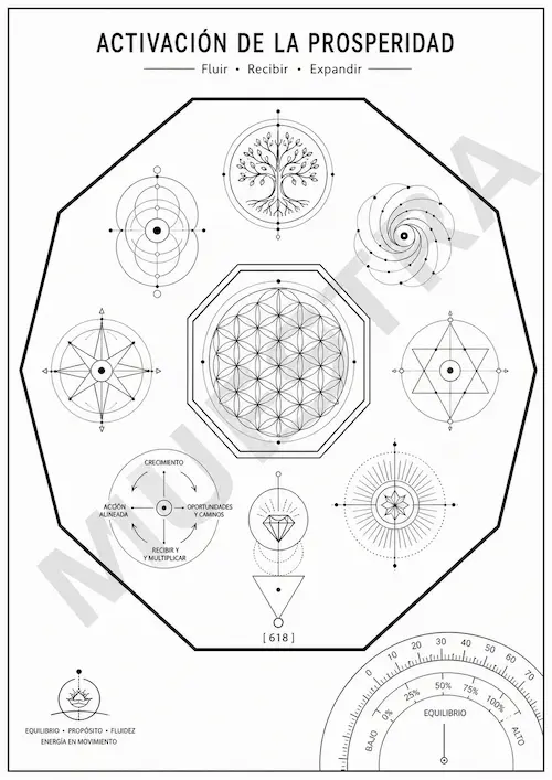 Muestra 2 del Kit de Mandalas Energéticas Terapéuticas