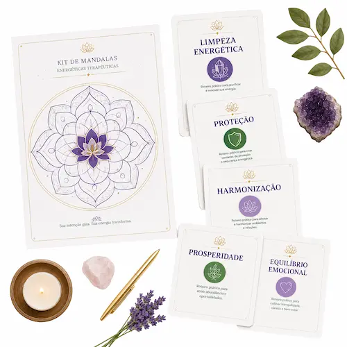 Roteiros de Uso por Intenção para Mandalas Energéticas Terapêuticas
