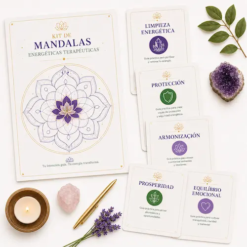 Guiones de Uso por Intención para Mandalas Energéticas Terapéuticas