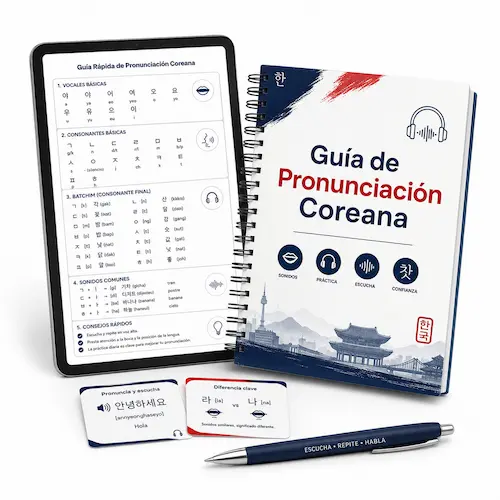 Imagen provisional de la Guía de Pronunciación Coreana