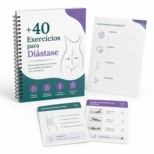 +40 exercícios para diástase abdominal